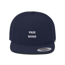 Load image into Gallery viewer, Unisex&quot;Free Mind&quot; Flat Bill Hat
