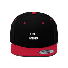 Load image into Gallery viewer, Unisex&quot;Free Mind&quot; Flat Bill Hat
