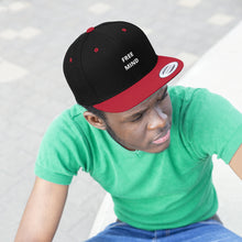 Load image into Gallery viewer, Unisex&quot;Free Mind&quot; Flat Bill Hat
